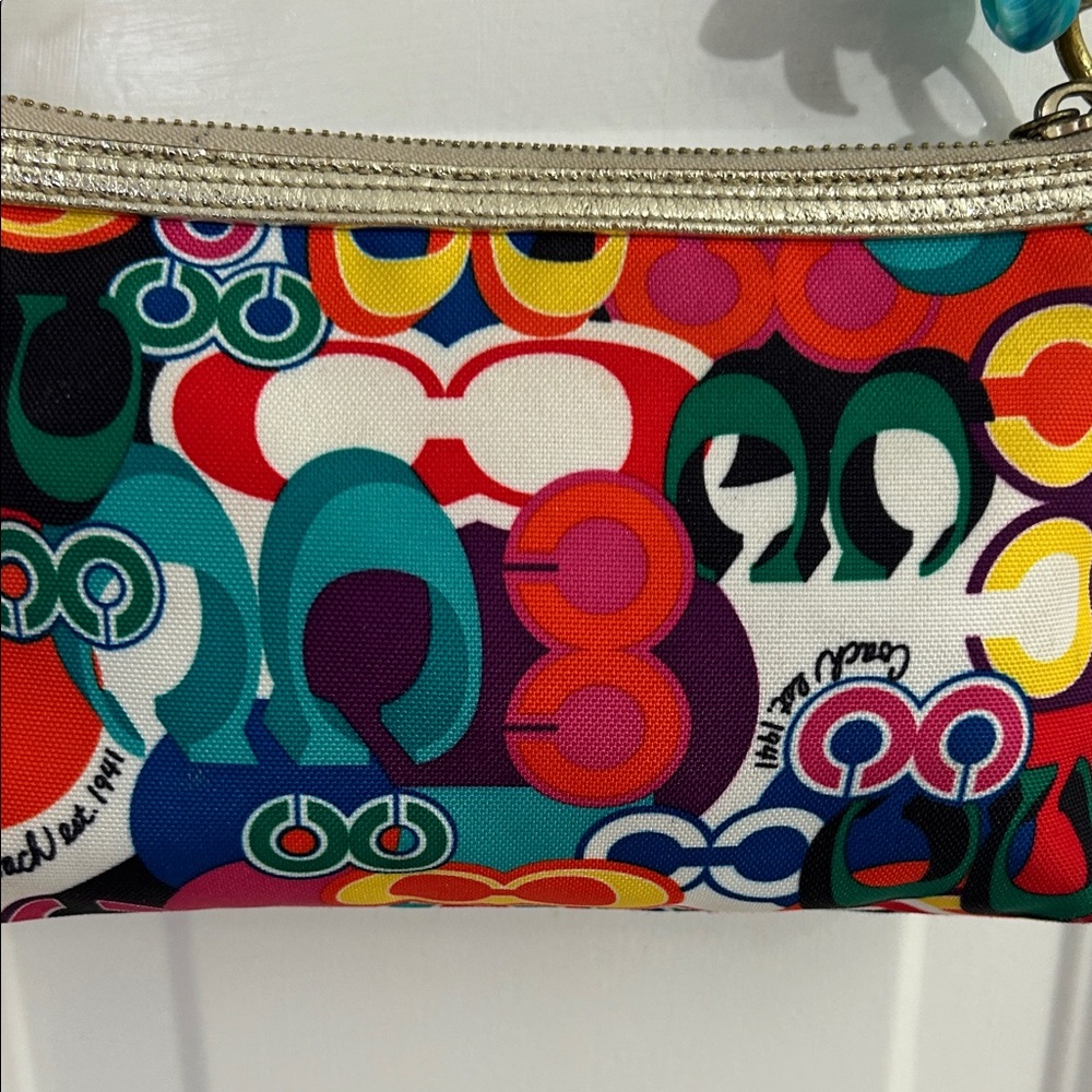 Coach Multicolor Patterned Small Shoulder Bag Wit… - image 4